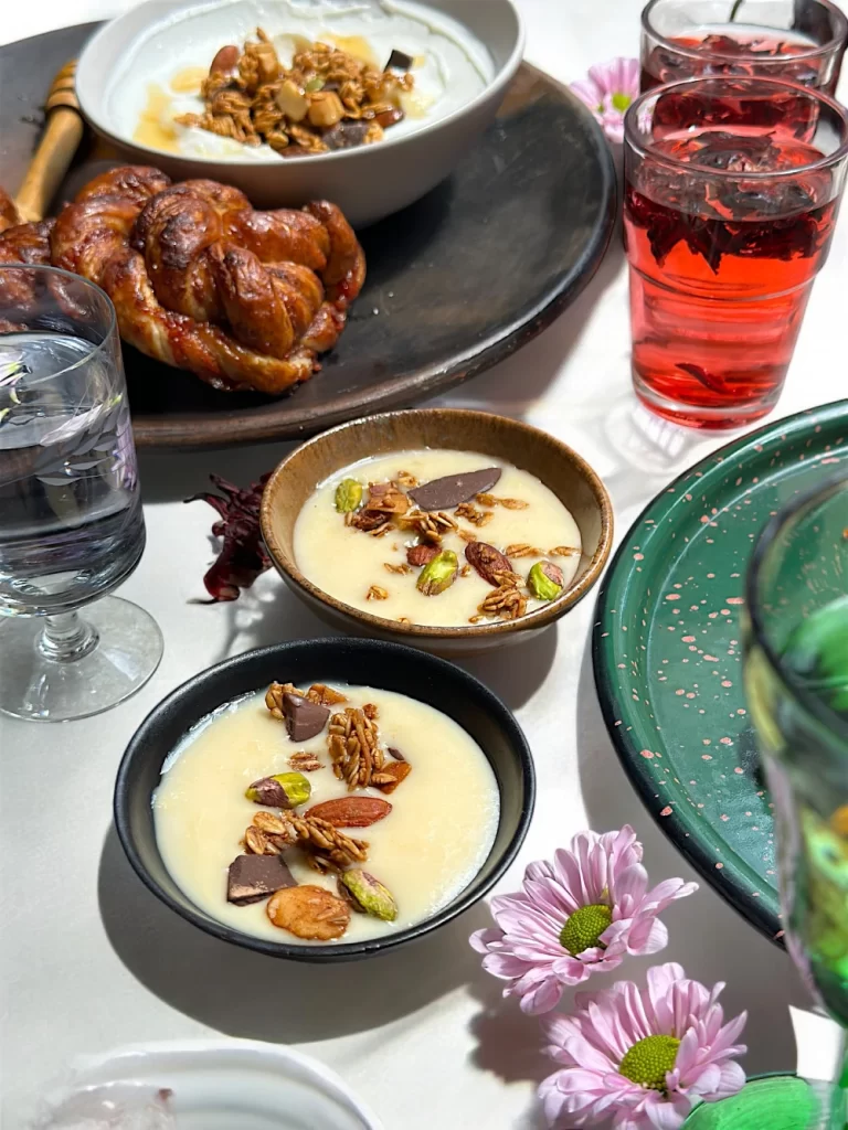 Bowls de Divina Granola con yogurt, para compartir