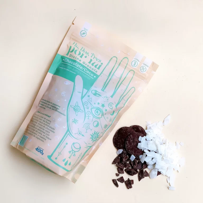 Divina Granola sabor Chocolate/Coco, empaque de 400 gramos