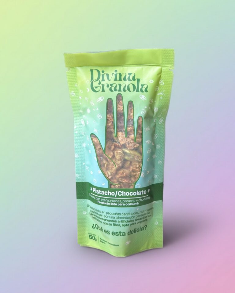 Mini Divina Granola sabor Pistacho, empaque de 50 gramos