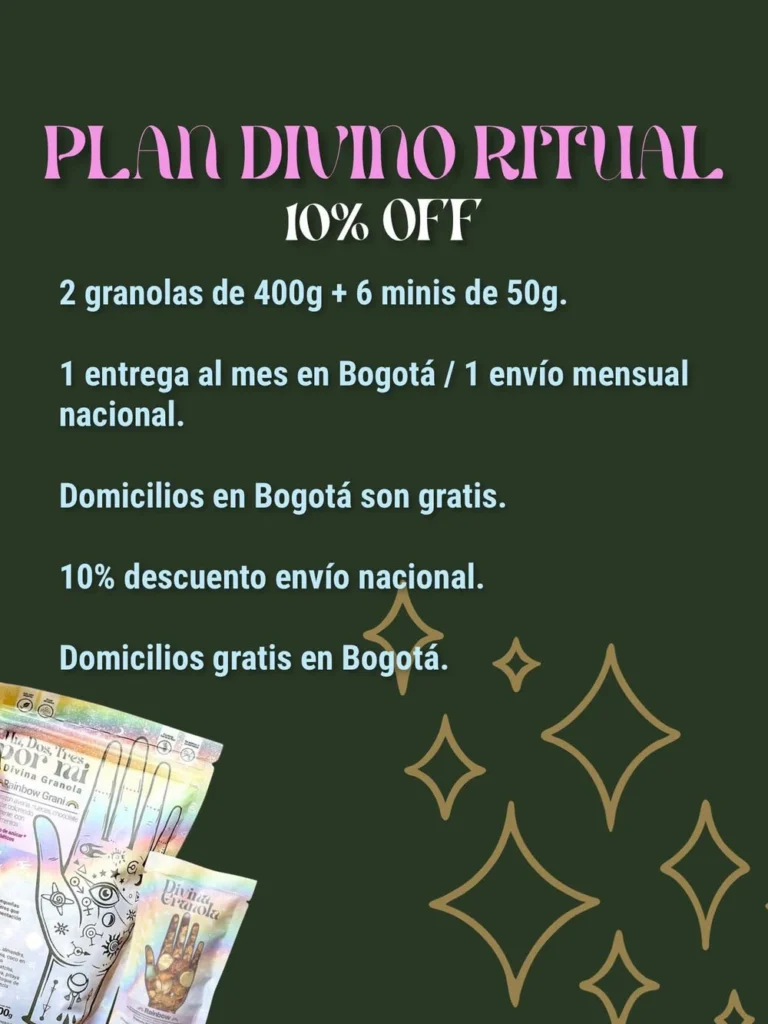 Plan Divino Ritual de Divina Club, disponible en Bogotá